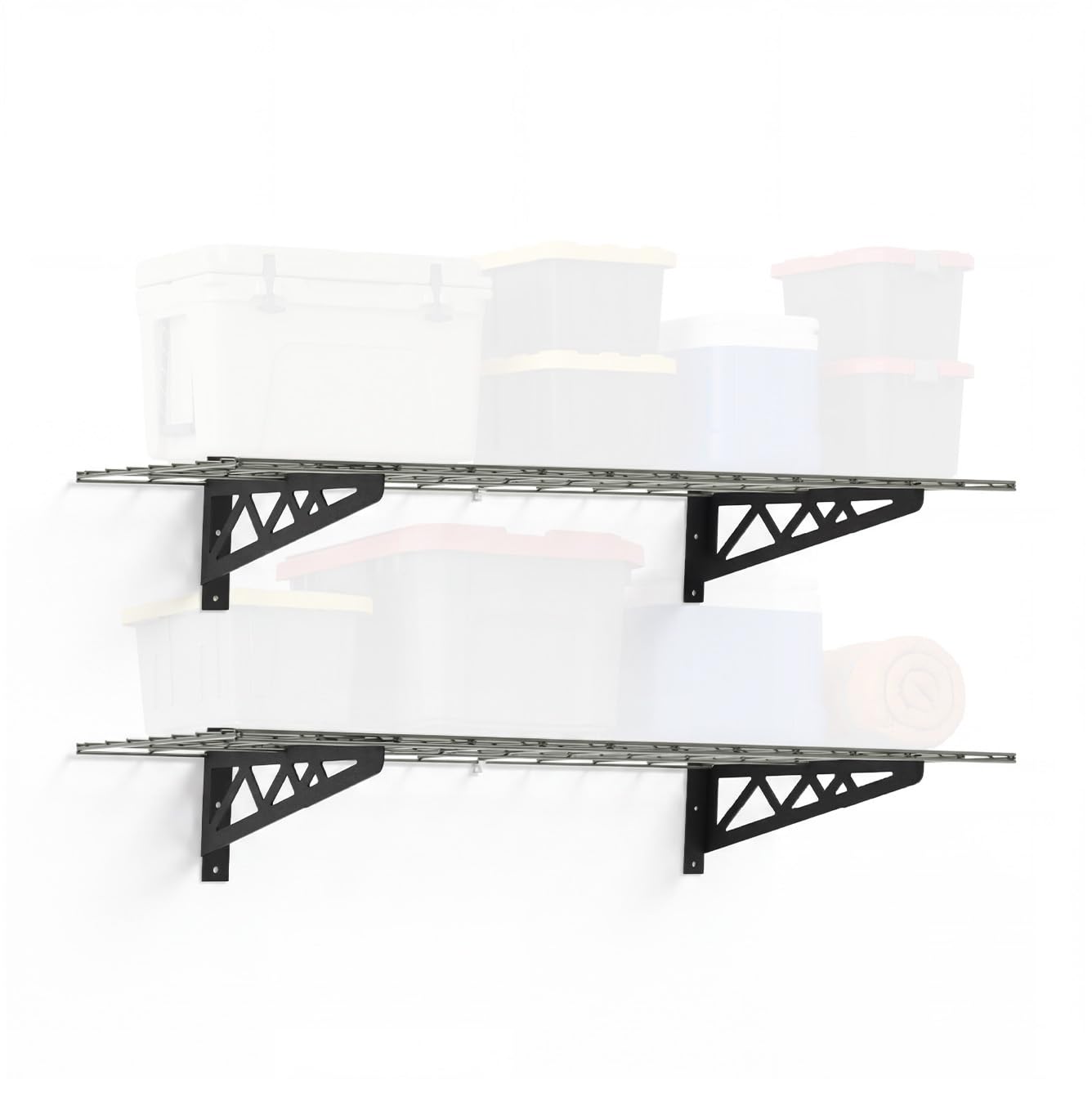 Amazon.com: SafeRacks Wall Shelves - 2 Pack of 18 x48 Garage Wall
